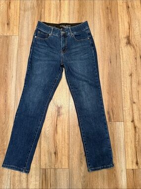 Tribal Sophia Curvy Straight Leg Women’s 8P Petite Dark Wash Stretch Jeans